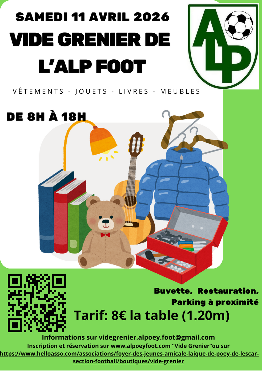 VIDE-GRENIER de l'ALP foot